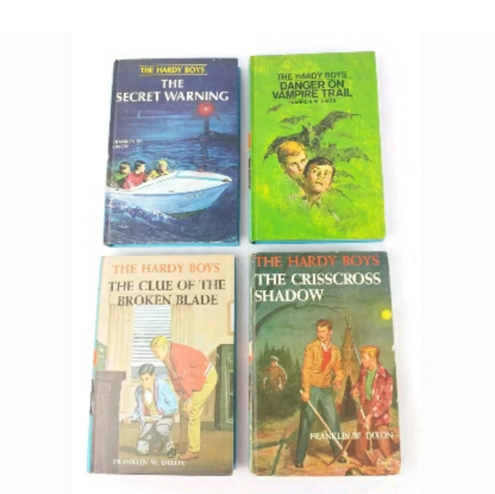 Lot of 4 Vintage Hardy Boys Hardback Books